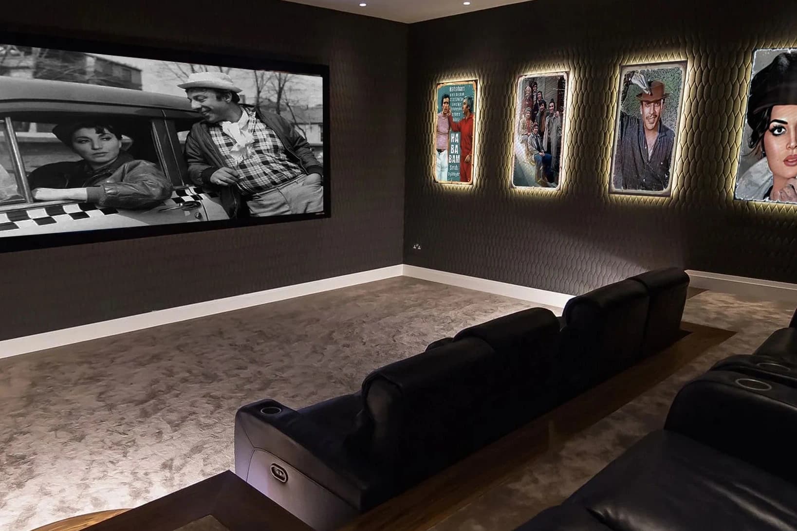 Seu cinema privativo.